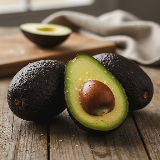 Aguacate en plato